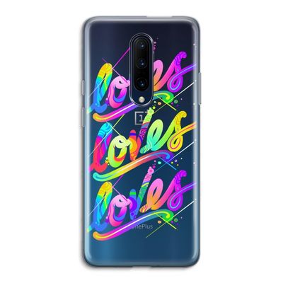 Loves: OnePlus 7 Pro Transparant Hoesje