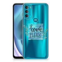 Motorola Moto G71 5G Telefoonhoesje met Naam Boho Beach