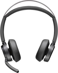 HP Poly Voyager Focus 2 On Ear headset Computer Bluetooth Stereo Zwart Noise Cancelling Volumeregeling, Microfoon uitschakelbaar (mute)