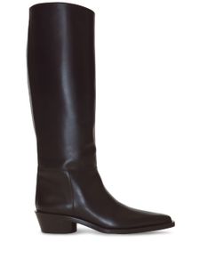 Proenza Schouler bottes Bronco en cuir - Noir