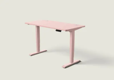Desktronic HomePro bureau Zachtroze / Zachtroze / 140x70 cm