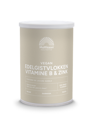 Mattisson HealthStyle Edelgistvlokken Vitamine B12 + Zink