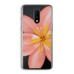 Pink Ellila Flower: OnePlus 7 Transparant Hoesje