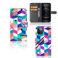 Apple iPhone 12 Pro Max | Book Case | Blokken Kleurrijk