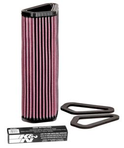 K&N vervangingsfilter Ducati 1098/R/S 2007-2009 (DU-1007) DU1007