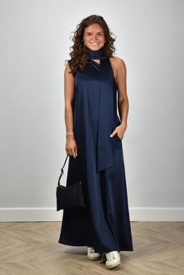 Sea Me Happy jurk Lauri Satin midnight blue
