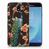 Samsung Galaxy J7 2017 | J7 Pro | TPU Hoesje | Pauw met Bloemen
