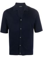 Ballantyne chemise en maille à manches courtes - Bleu - thumbnail