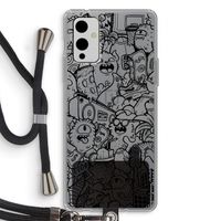 Vexx Black City : OnePlus 9 Transparant Hoesje met koord