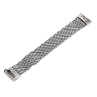 Metalen polsband horloge band voor Fitbit charge 3 (zilver)