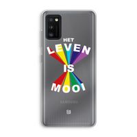 Het Leven Is Mooi: Samsung Galaxy A41 Transparant Hoesje