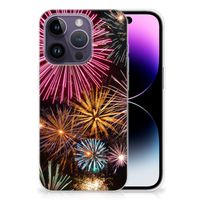 Apple iPhone 14 Pro Silicone Back Cover Vuurwerk - thumbnail