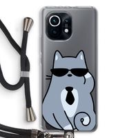 Cool cat: Xiaomi Mi 11 Transparant Hoesje met koord