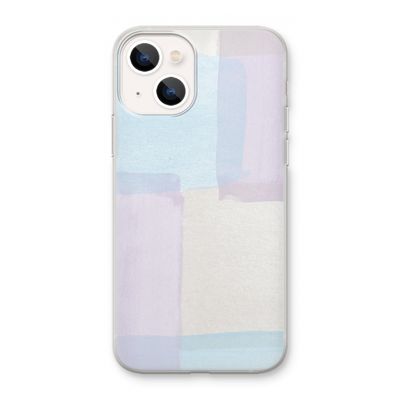 Square pastel: iPhone 13 mini Transparant Hoesje