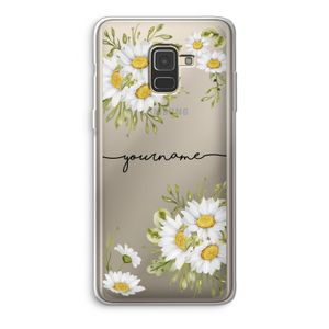 Daisies: Samsung Galaxy A8 (2018) Transparant Hoesje