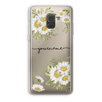 Daisies: Samsung Galaxy A8 (2018) Transparant Hoesje