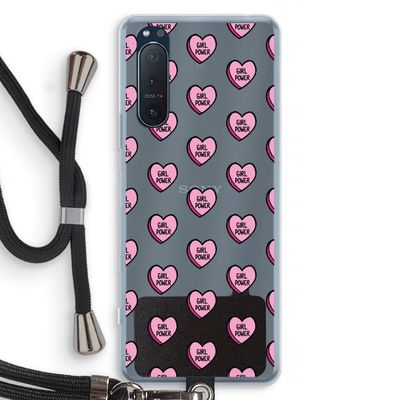 GIRL POWER: Sony Xperia 5 II Transparant Hoesje met koord