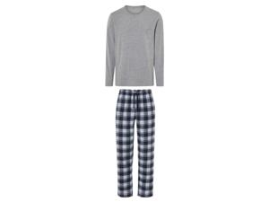 LIVERGY Heren pyjama (XL, Grijs)