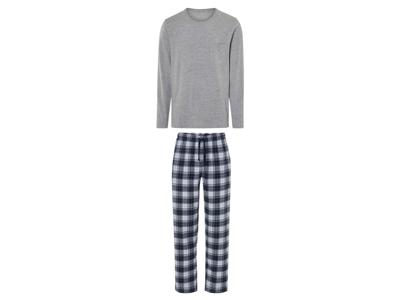 LIVERGY Heren pyjama (S, Grijs)