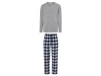 LIVERGY Heren pyjama (XL, Grijs)