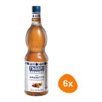 Fabbri - Mixibar Amaretto Siroop - 6x 1ltr