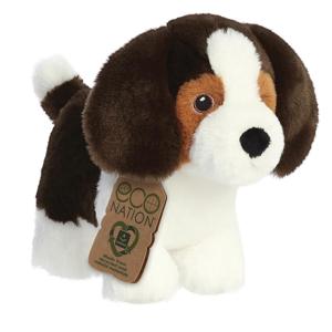 Aurora pluche beagle hond - dieren knuffels - 21 cm - huisdieren honden knuffel