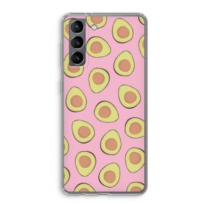 Dancing avocados: Samsung Galaxy S21 Transparant Hoesje