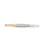 Erbe Solingen pincet recht/smal verguld 9cm (erbe92341)