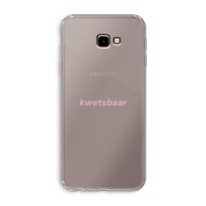 kwetsbaar: Samsung Galaxy J4 Plus Transparant Hoesje