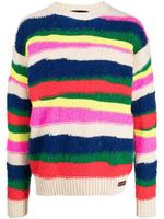 DSQUARED2 pull à rayures - Tons neutres