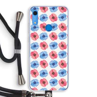 Klaproosjes: Huawei Y6s Transparant Hoesje met koord