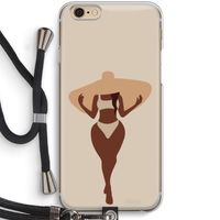 Let's get salty: iPhone 6 / 6S Transparant Hoesje met koord