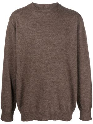 Maison Margiela pull à col rond - Marron
