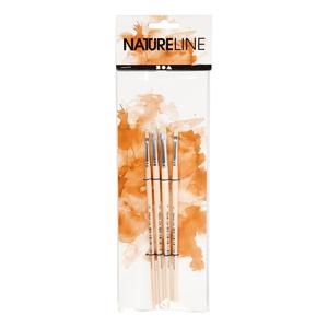Creativ Company Nature line kwasten 00/1/2/4, 4st.
