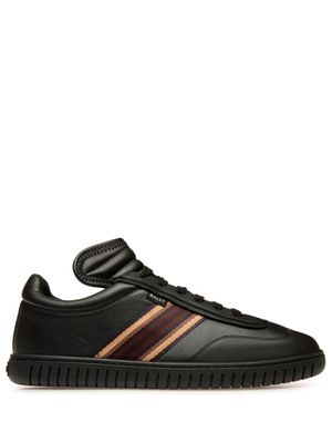 Bally baskets Parrel à détails rayés - Noir