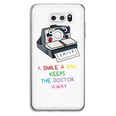 Smile: LG V30 Transparant Hoesje
