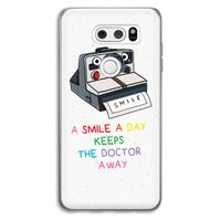 Smile: LG V30 Transparant Hoesje Smile: LG V30 Transparant Hoesje
