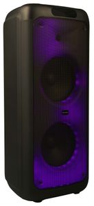 Salora Partyspeaker XL luidspreker - 2x 10 inch speakers - LED verlichting