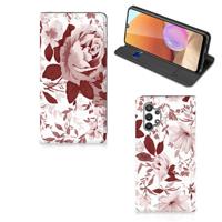 Bookcase Samsung Galaxy A32 4G | A32 5G Enterprise Editie Watercolor Flowers