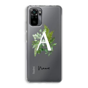 Green Brush: Xiaomi Redmi Note 10 Pro Transparant Hoesje