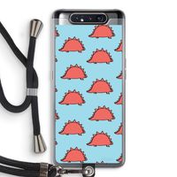 Dinosawrr: Samsung Galaxy A80 Transparant Hoesje met koord