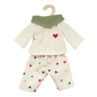 Heless Broek met shirt hart confetti (35-45cm)