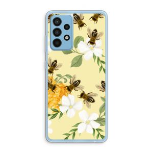 No flowers without bees: Samsung Galaxy A52 Transparant Hoesje