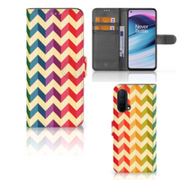 OnePlus Nord CE 5G Telefoon Hoesje Zigzag Multi Color