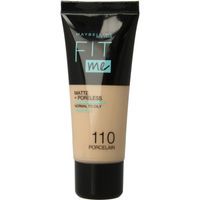 Maybelline Fit Me matte & poreless foundation 110 porcelain (1 st)