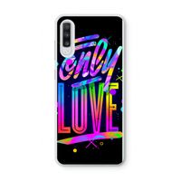 Only Love: Samsung Galaxy A70 Transparant Hoesje Only Love: Samsung Galaxy A70 Transparant Hoesje