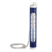 Zwembad / vijverthermometer - blauw - kunststof - analoog