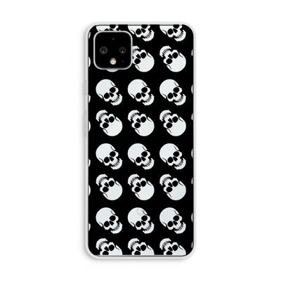 Musketon Skulls: Pixel 4 XL Transparant Hoesje
