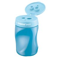 Stabilo easysharpener - 3 in 1 puntenslijper - rechts blauw Stabilo easysharpener - 3 in 1 puntenslijper - rechts blauw