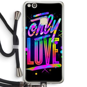 Only Love: Huawei Ascend P10 Lite Transparant Hoesje met koord